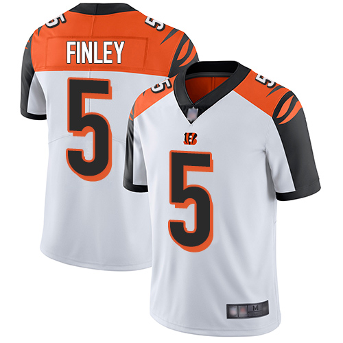 Cincinnati Bengals Limited White Men Ryan Finley Road Jersey NFL Footballl 5 Vapor Untouchable